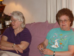 Carole with friend Nancy.
