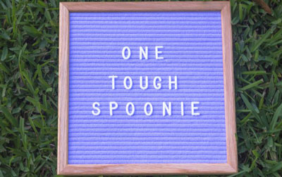 One Tough Spoonie: title of website.