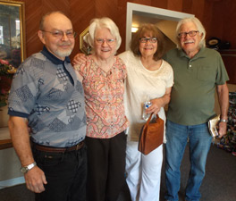 Joe, Connected Carole, with 2 friends, Bonnie & Wes.