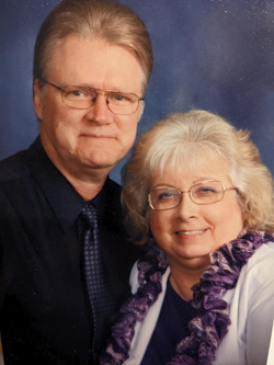 Dave and Evelyn Reader. Professional portrait.