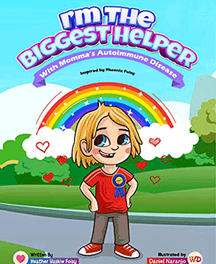 Book cover of I'm the Biggest Helper, a children's book.