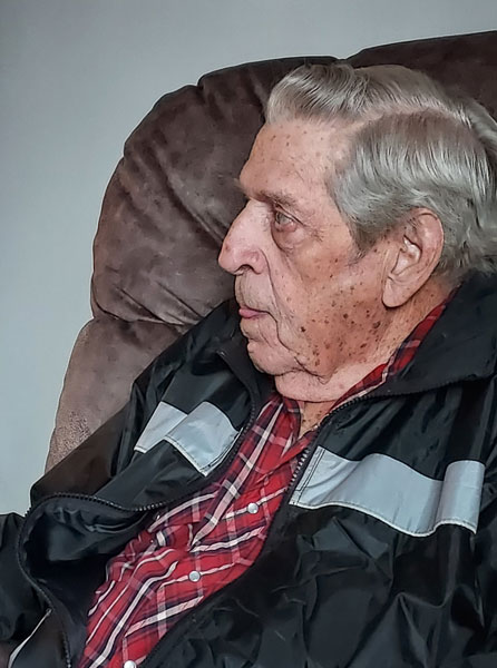 Carole's Uncle David, 90 years old. At her family reunion.